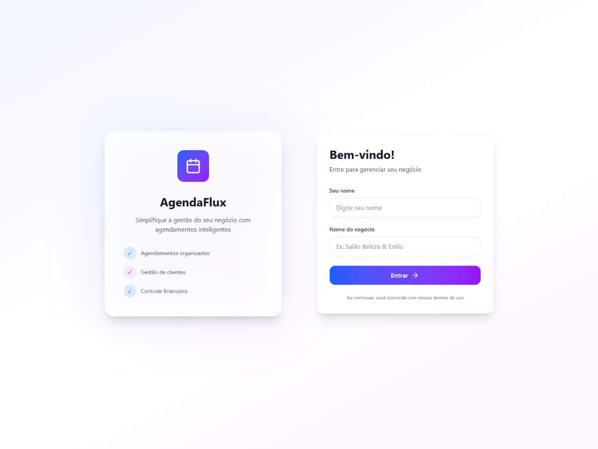 Sistema de Agendamentos
