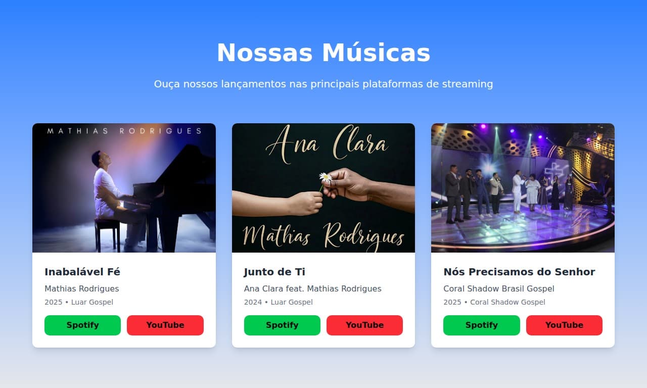 Luar Gospel em destaque